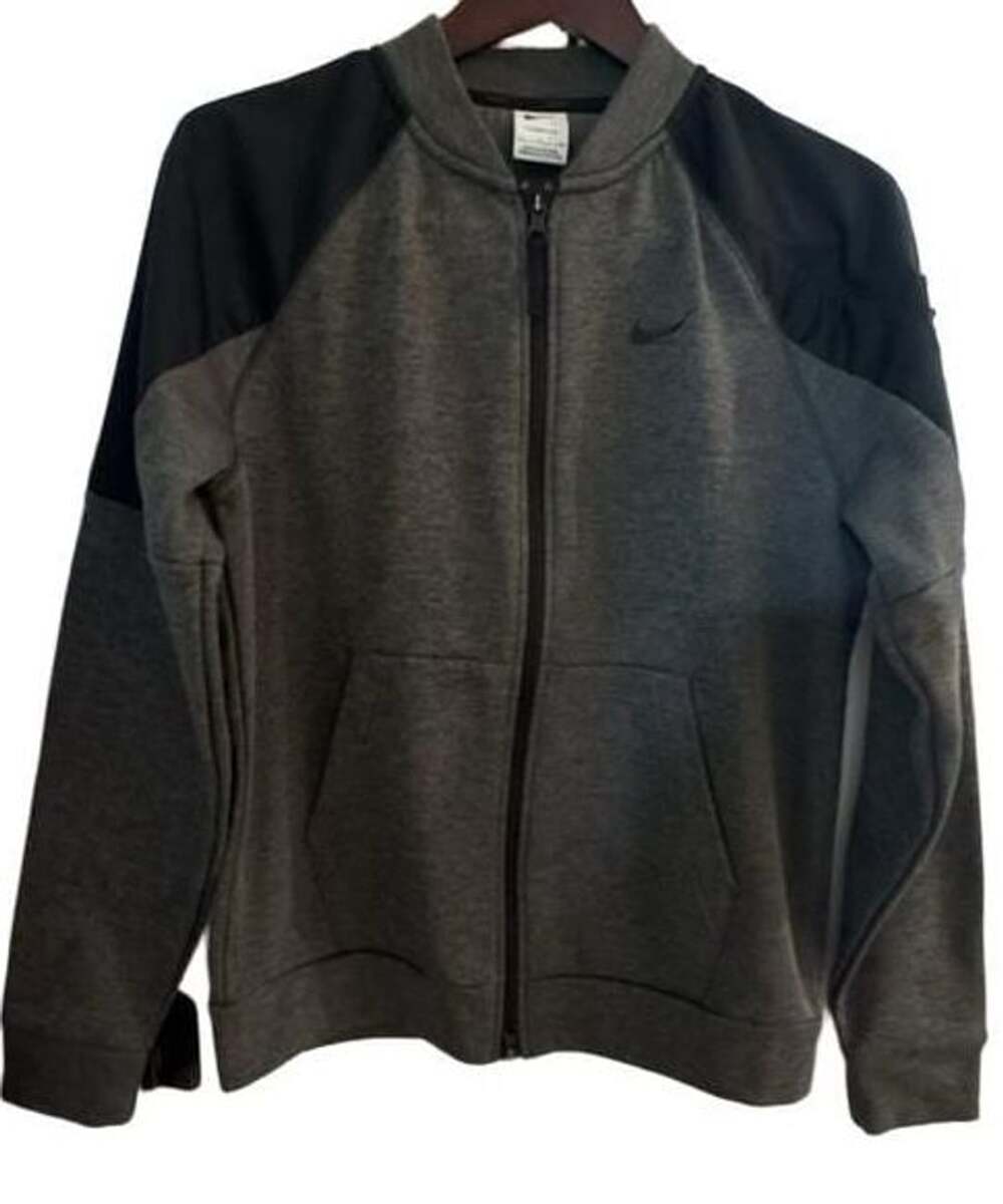 Nike Therma-FIT Men’s S Training Bomber Jacket Charcoal Black DQ4852-071 Size S - Picture 2 of 16